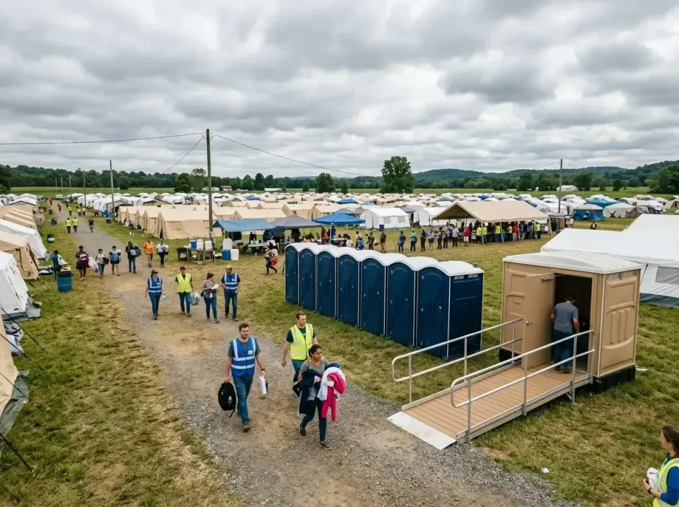 disaster-relief-camp-restrooms-010 — frequently asked questions, Dumpster & Portable Bathrooms Rental in Garden City, ID